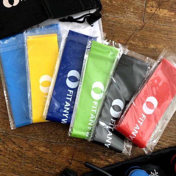 NEW Bundle Of Resistance Bands and Adjustable Weighted Jump Rope - Picture 2 of 4